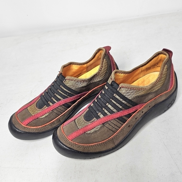 Privo by Clarks Womens SZ 6 M Brown Leather Upper Athletic Slip On Shoes 76772 - Picture 4 of 12